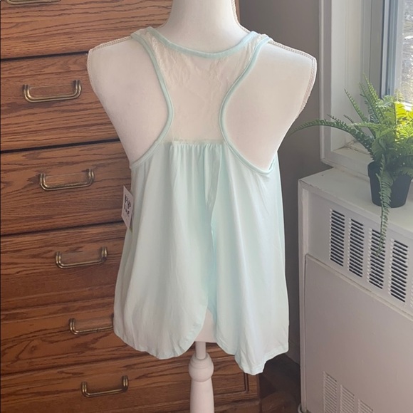 New Pip & Vine Maternity Blue pajama tank shorts sleep set XL Pregnancy Lace - Picture 3 of 7